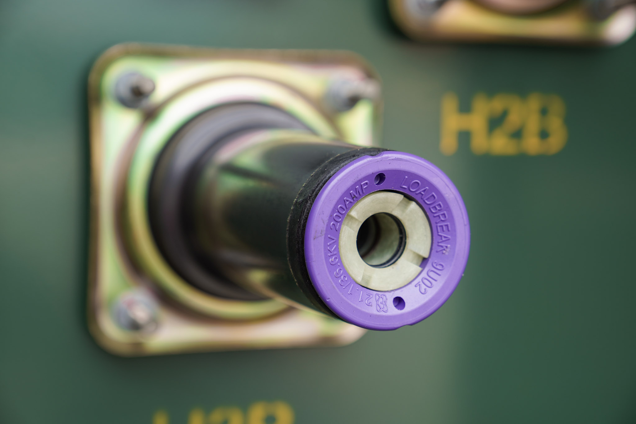 200 A loadbreak insert on a JCL padmount transformer